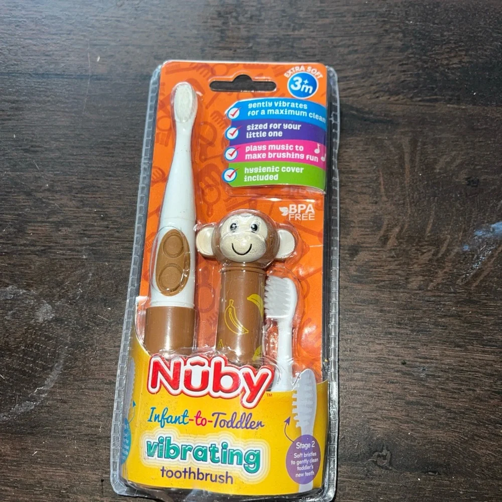 Nuby Infant-to-Toddler Vibrating Toothbrush - Picture 1 of 1